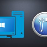 Изображение компьютера и инструментов