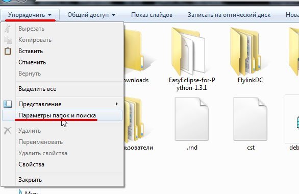 Как изменить расширение у файла в Windows 7