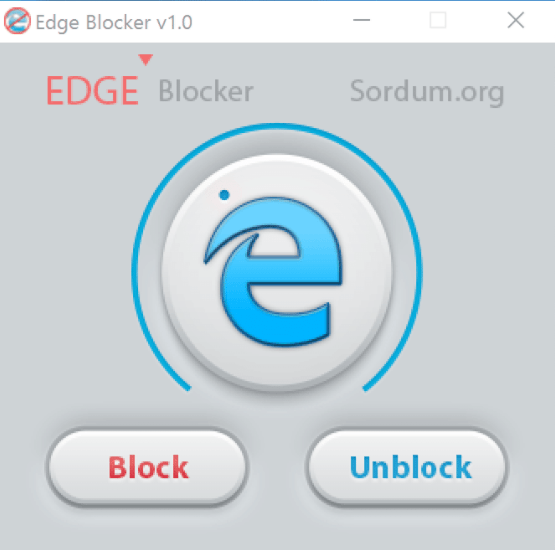 Интерфейс Edge Blocker