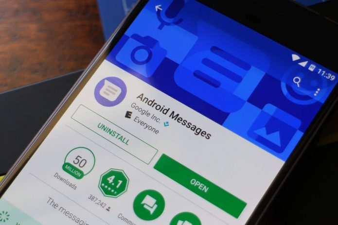 Приложение Android Messages в Google Play