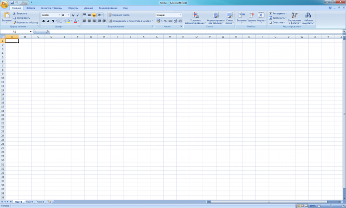 Скриншот Microsoft Excel