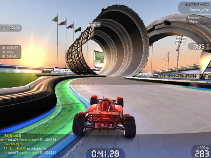 Кадр из игры «TrackMania Nations Forever»