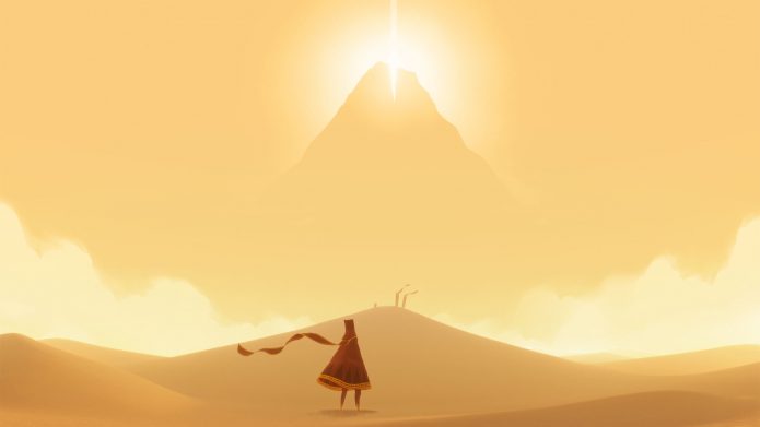 Кадр из игры Journey