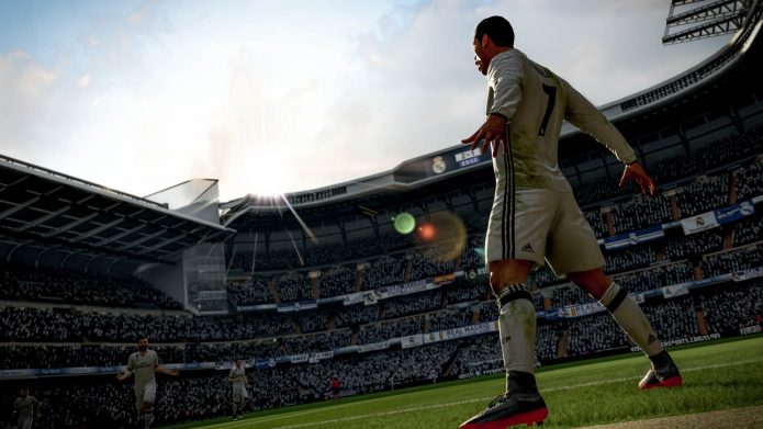 Кадр из игры FIFA