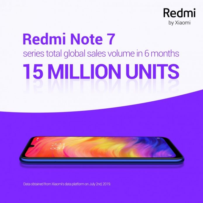 Продажи Redmi Note 7