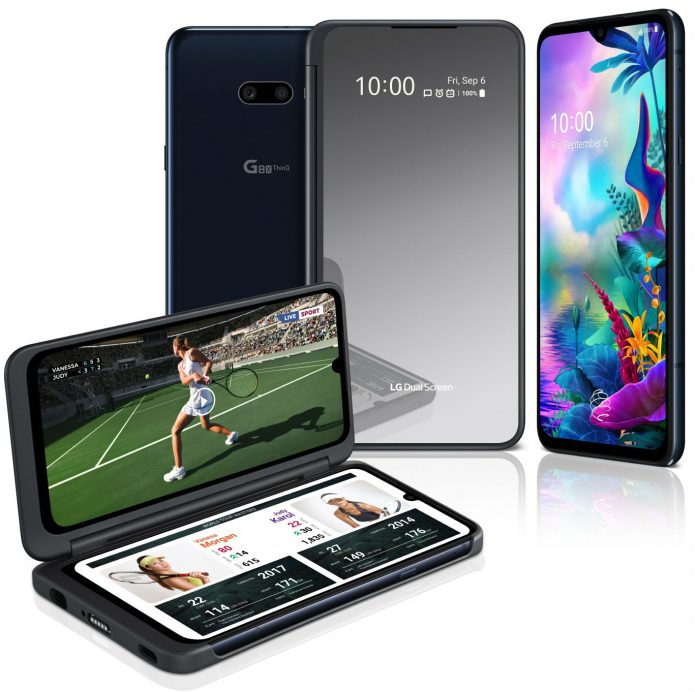 LG G8X ThinQ с чехлом Dual Screen